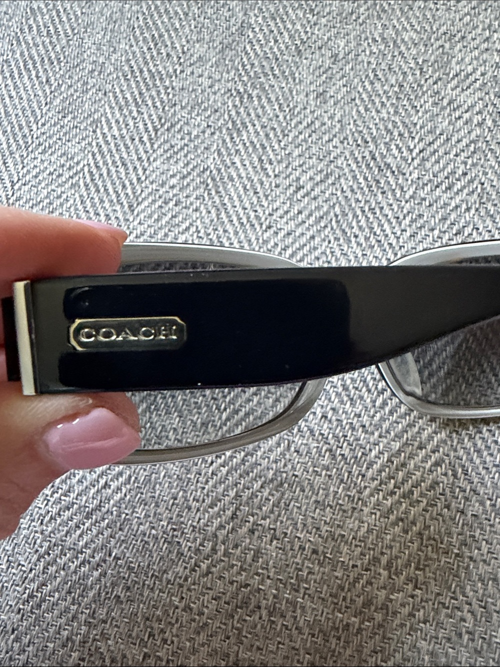 Coach Oversized Black Tinted  Martha Sunglasses - Picture 2 of 5